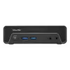 Shuttle Nano PC NE1010XA, Intel N 100, 8 GB DDR4, 250 GB M.2, 1x HDMI, 1x DP, 6x USB, 1x LAN, bez wentylatora, praca ciągła 24/7, z mocowaniem VESA
