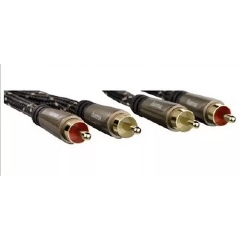 Hama 122292 kabel audio 1,5 m 2 x RCA czarny