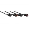 Kabel audio Hama 1,5 m 2 x RCA M/F czarny