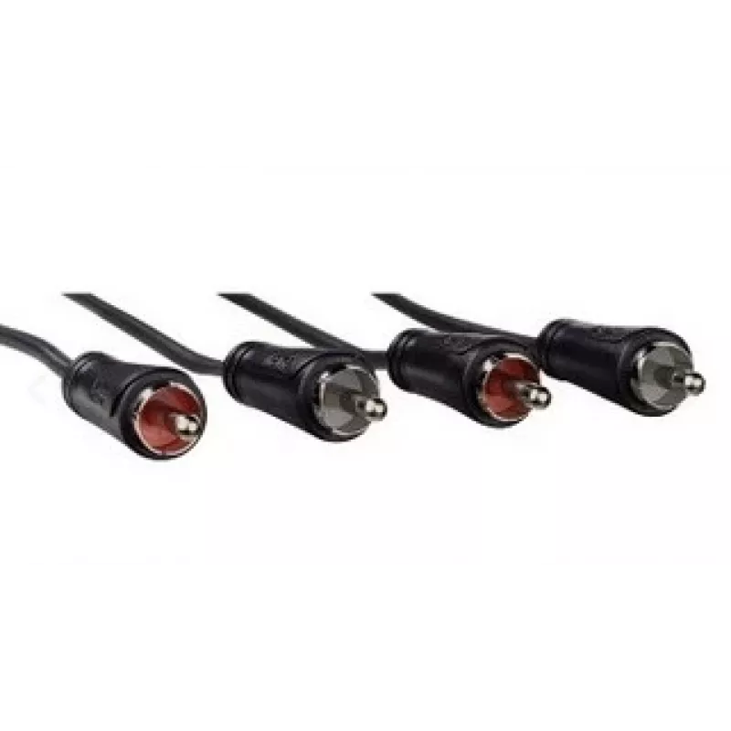 Hama 00122273 kabel audio 3 m 2 x RCA czarny