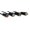 Kabel audio Hama 00122329 2,5 m 2 x RCA czarny