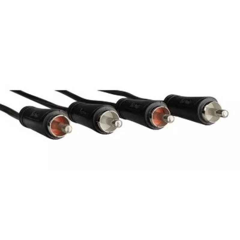Kabel audio Hama 00122329 2,5 m 2 x RCA czarny