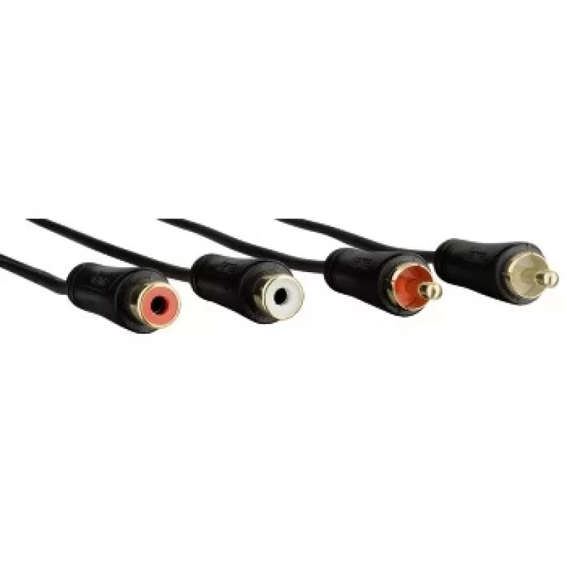 Hama 00122286 kabel audio 3 m 2 x RCA Czarny