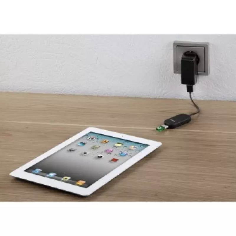 Hama Basic czytnik kart USB 2.0/Wi-Fi Czarny