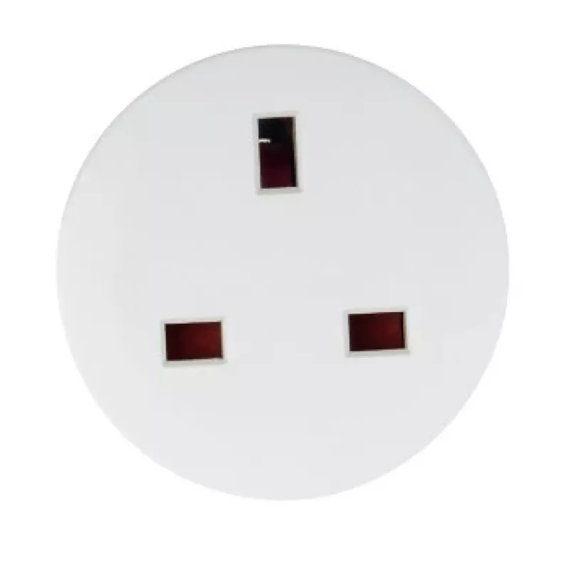 Hama 00121991 adapter wtyczki zasilania Typ F Typ G (UK) Biały