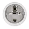 Hama 00121991 adapter wtyczki zasilania Typ F Typ G (UK) Biały