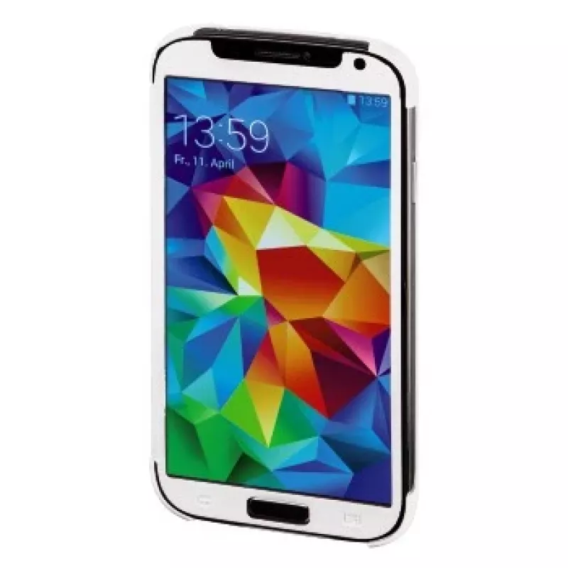 Etui na telefon Hama Mirror, srebrno-białe
