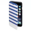Etui Hama w paski na telefon komórkowy 11,9 cm (4,7 cala) Folio niebiesko-białe