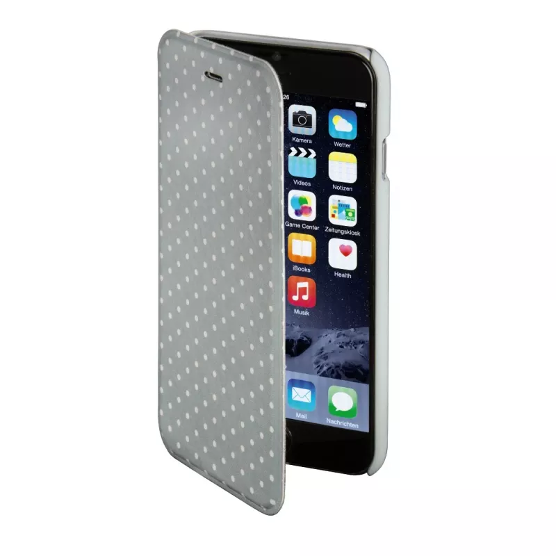 Hama 00137511 etui na telefon komórkowy Etui z klapką Szary, Biały