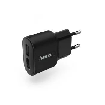Hama 00183227 ładowarka do urządzeń mobilnych Telefon komórkowy, Smartfon, Tablet Czarny USB Wewnętrzna
