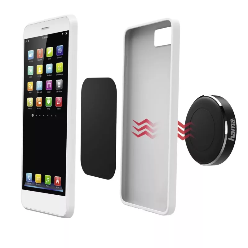 Hama 00183283 uchwyt Uchwyt pasywny Telefon komórkowy/Smartfon Czarny