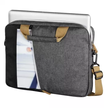 Hama Florence 35.8 cm (14.1 inch) torba na ramię czarna, szara