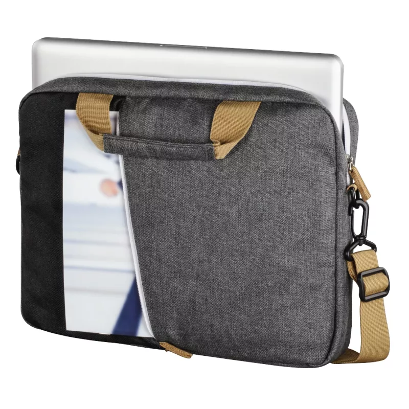 Hama Florence 35.8 cm (14.1 inch) torba na ramię czarna, szara