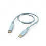 Hama Elastyczny kabel USB USB 2.0 1,5 m USB C Niebieski