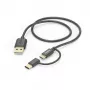 Hama 00201533 Kabel USB USB 2.0 1 m USB A Micro-USB B Czarny
