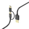 Hama 00201533 Kabel USB USB 2.0 1 m USB A Micro-USB B Czarny