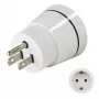 Hama 00223432 przejściówka wtyczkowa Typ B Typ C (Europlug)+Typ F Biały