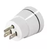 Hama 00223432 przejściówka wtyczkowa Typ B Typ C (Europlug)+Typ F Biały