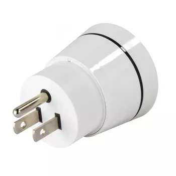 Hama 00223432 przejściówka wtyczkowa Typ B Typ C (Europlug)+Typ F Biały