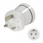 Hama 00223433 przejściówka wtyczka Typ G (UK) Typ C (Europlug)+Typ F Biały