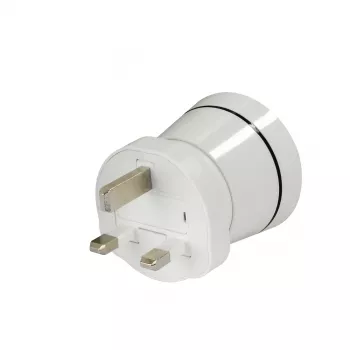 Hama 00223433 przejściówka wtyczka Typ G (UK) Typ C (Europlug)+Typ F Biały