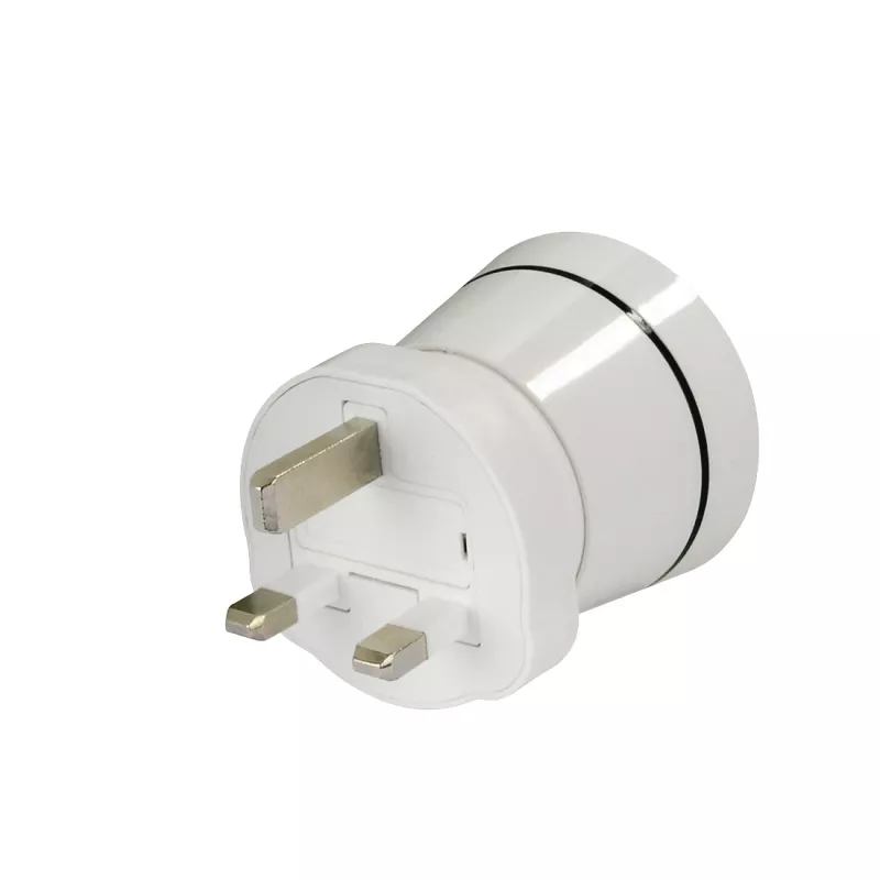 Hama 00223433 przejściówka wtyczka Typ G (UK) Typ C (Europlug)+Typ F Biały