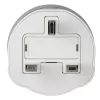 Hama 00223433 przejściówka wtyczka Typ G (UK) Typ C (Europlug)+Typ F Biały