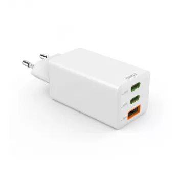 Hama 00125142 ładowarka do urządzeń mobilnych Uniwersalna Biała AC Szybkie ładowanie Wewnętrzna