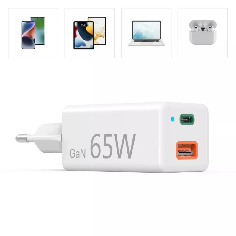 Hama 00125142 ładowarka do urządzeń mobilnych Uniwersalna Biała AC Szybkie ładowanie Wewnętrzna