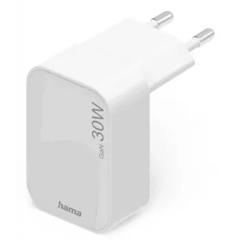 Hama 00201954 ładowarka do urządzeń mobilnych Smartfon, Tablet Biały AC Szybkie ładowanie Wewnętrzna