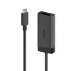 Hama 00202034 adapter kabla wideo 0,15 m USB Type-C HDMI + DisplayPort czarny