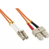 Techly SC/LC Multimode 50/125 OM2 kabel światłowodowy 5m ILWL D5-SCLC-050