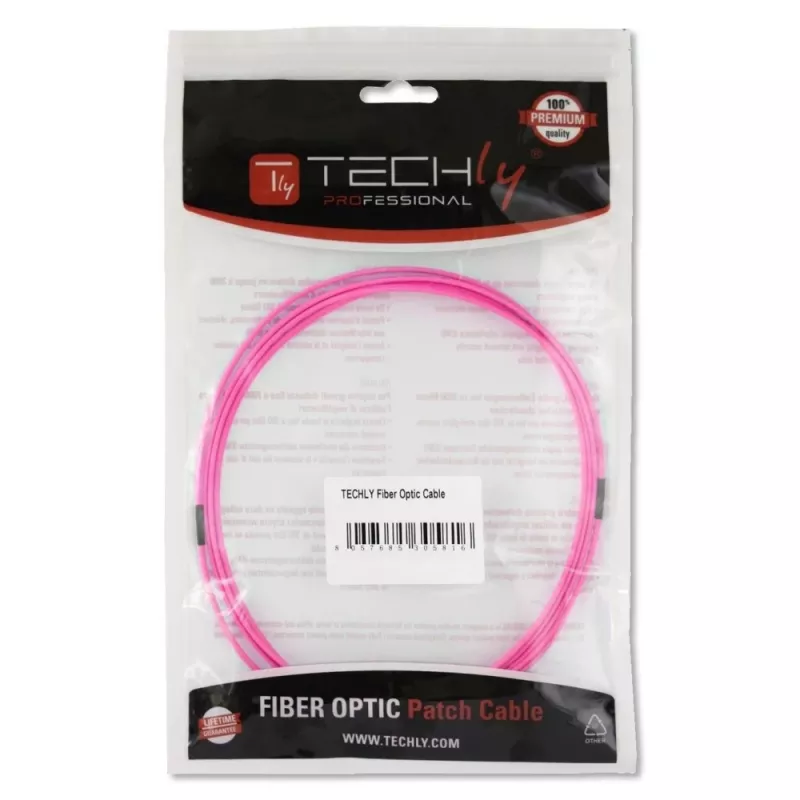 Techly SC/LC Multimode 50/125 OM4 15m Fiber Optics kabel ILWL D5-SCLC-150/OM4