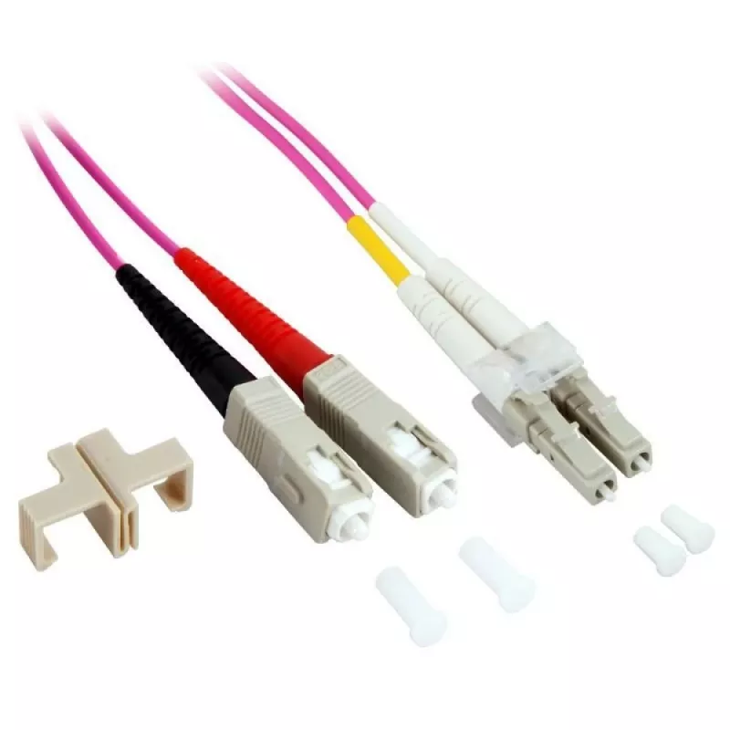 Techly SC/LC Multimode 50/125 OM4 15m Fiber Optics kabel ILWL D5-SCLC-150/OM4