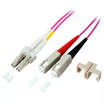 Kabel światłowodowy Techly SC/LC wielomodowy 50/125 OM4 20 m, 20 m, OM4, SC, LC