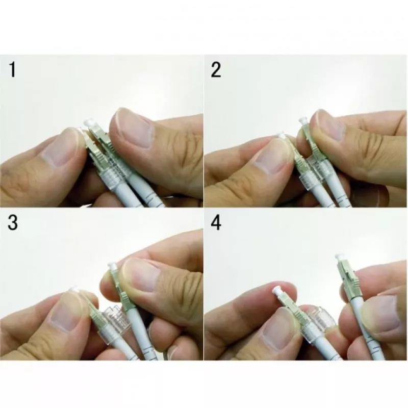 EFB Elektronik ECOFIBER LC Duplex Clip - Klips duplex do połączeń światłowodowych