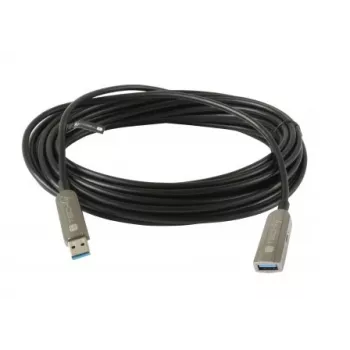 Techly ICOC U3AMF-HY-020 kabel USB USB 3.2 Gen 1 (3.1 Gen 1) 20 m USB A Czarny