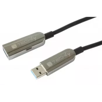 Techly ICOC U3AMF-HY-020 kabel USB USB 3.2 Gen 1 (3.1 Gen 1) 20 m USB A Czarny