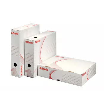 Esselte Archiving Box FSC® poziomy 80 mm, opak./10, biały, A4, 330 mm, 80 mm, 260 mm, 170 g