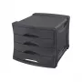 Esselte szafka z szufladami Vivida 4 szuflady, 4 drawer(s), Tworzywo sztuczne, Czarny, 210 g, 254 x 350 x 61 mm