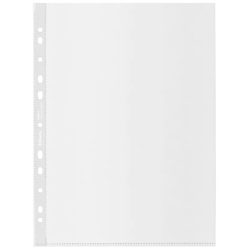 Esselte Recycle Pocket A4, 210 x 297 mm (A4), Transparentna, Polipropylen (PP), Pionowa, Góra, 0,07 mm