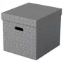 Esselte Home Storage Box Cube, zestaw 3 szt., karton, szary, 320 mm, 315 mm, 365 mm, 850 g