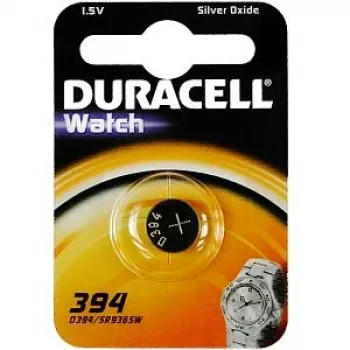 Bateria Duracell D394 do użytku domowego Bateria jednorazowa Srebrowo-tlenkowa (S)