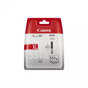 Canon CLI-551XL GY z zabezp. wkład atramentowy 1 szt. Oryginalny Wysoka wydajność (XL) Szary