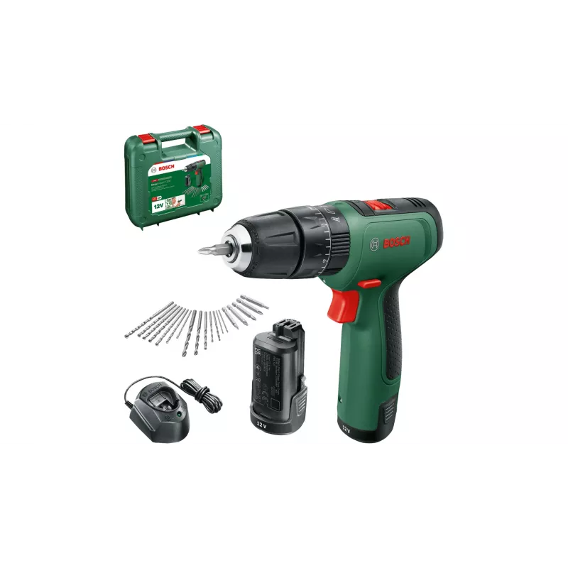 Bosch EasyImpact 1200 1500 obr./min beznarzędziowy 1,1 kg czarny, zielony