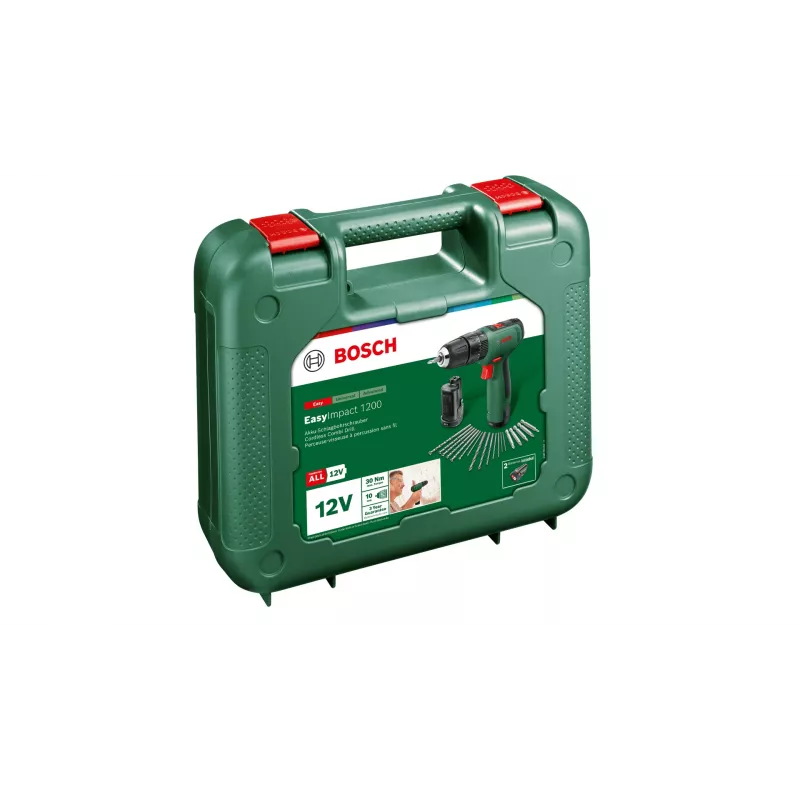 Bosch EasyImpact 1200 1500 obr./min beznarzędziowy 1,1 kg czarny, zielony