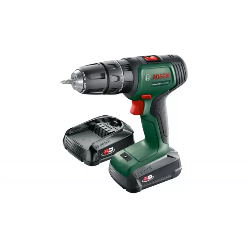 Bosch UniversalImpact 18V 1450 obr./min beznarzędziowa 1,3 kg zielony