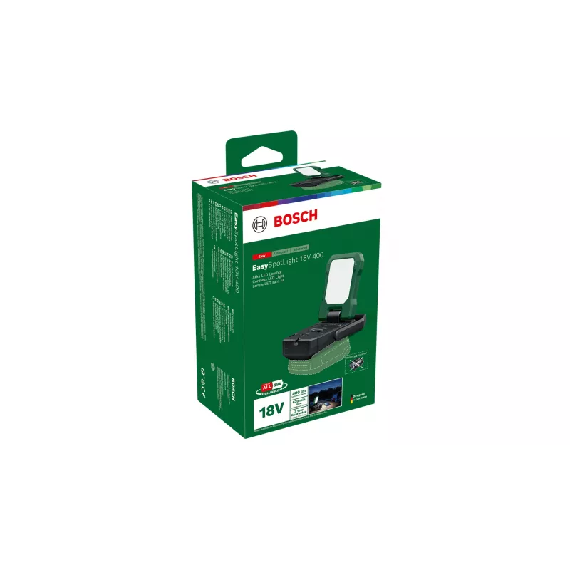Bosch EasySpotLight 18V-400 Czarny, Zielony Uniwersalna latarka LED