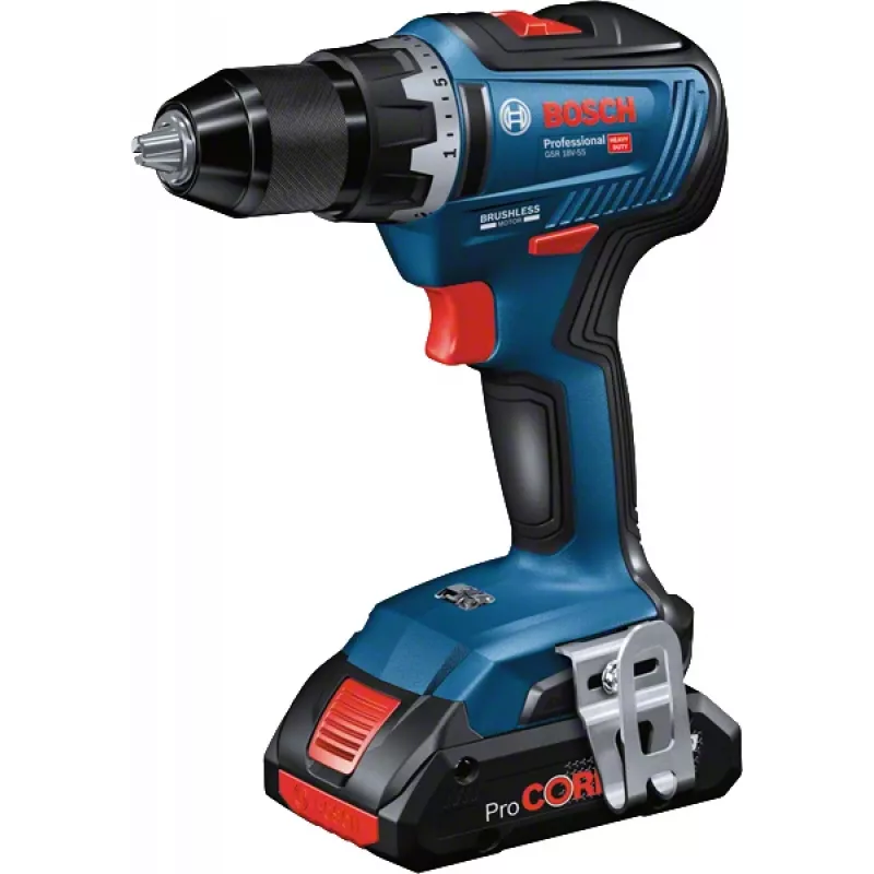 Bosch 0615A5003B Zestaw combo GSR 18V-55 + GDX 18V-200 + GBH 18V-22, 3x ProCORE18V 4.0 Ah