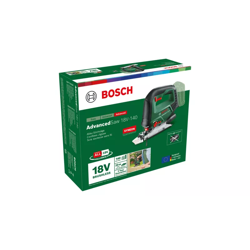 Bosch AdvancedSaw 18V-140 wyrzynarka 3000 suw/min 1,6 kg